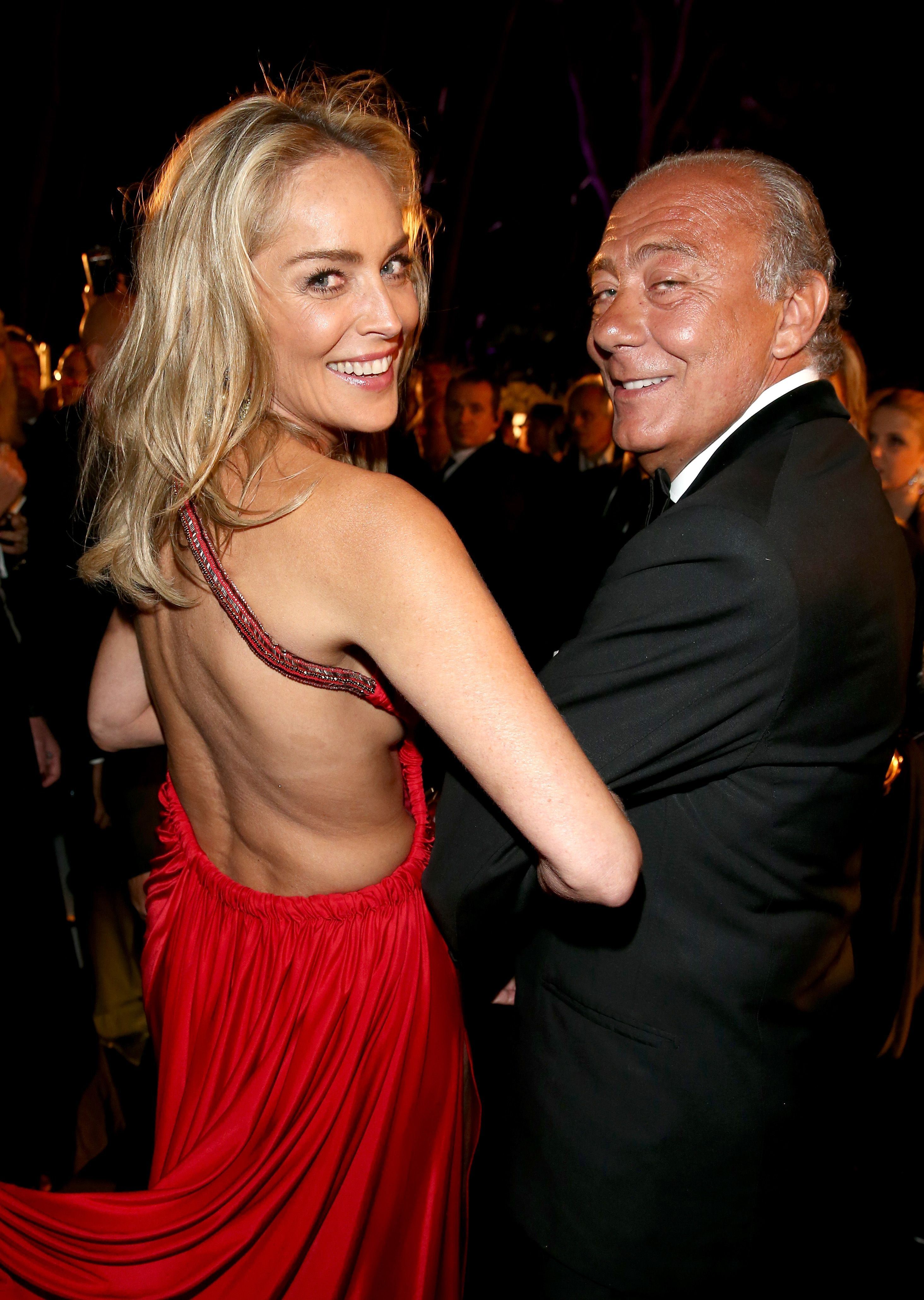 Sharon stone upskirt at cannes