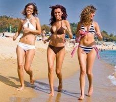 best of Break girls in Spring thongs college bikini