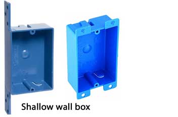 Yak reccomend Wire junction boxes with swinging doors