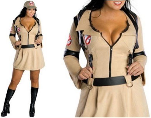 Womens adult size ghost buster costume