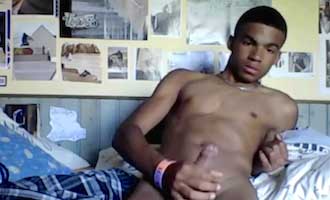 young black boy jerking off